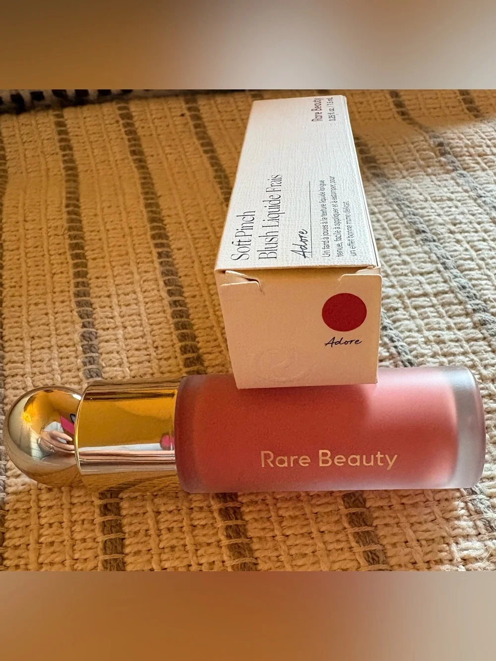 Rare Beauty Soft Pinch Liquid Blush — Adore (Bright Pink - Dewy)